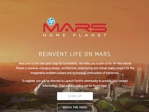 HP、火星における人類の模擬生活をVRで体験する国際的な共創プロジェクト