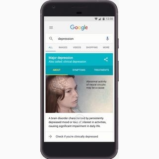 Google、「うつ病」の検索で自己診断ページへのリンクを表示へ