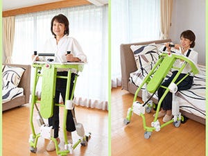 熊谷組、在宅介護等向け自立生活支援型歩行器「フローラ・テンダー」を開発