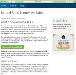 Drupal 8.4.0登場