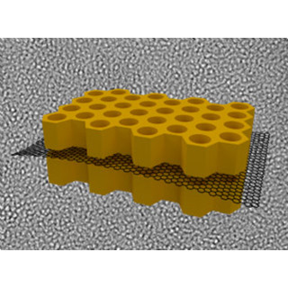 グラフェン-メソポーラスシリカ複合体の細孔の深さと孔径を制御 - 産総研