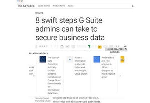 G Suite管理者が手軽にビジネスデータをセキュアにする8ステップ - Google Official blog