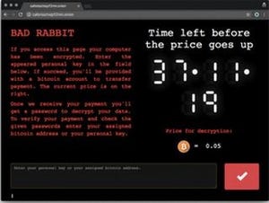 新種ランサムウェア「Bad Rabbit」、国内でも感染か - JPCERT/CC