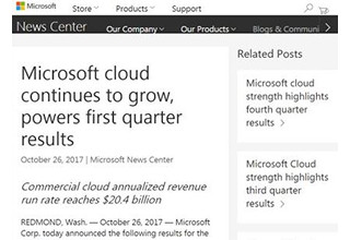 Azureの売上が90%拡大、Microsoftが第1四半期業績を発表 - 業界全体の加速を反映とNadella氏
