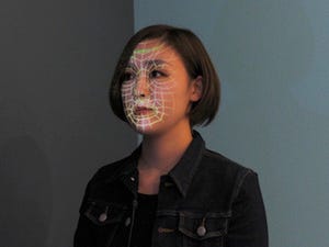 自分の顔がゴッホ風になるフェイスマッピング設置- 東京都美術館・ゴッホ展