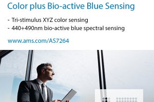 ams、ブルーライトを高精度に測定できる三刺激カラーセンサを発表