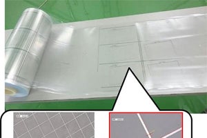 TANAKA、銀ナノインク印刷技術により曲がるタッチパネルを実現