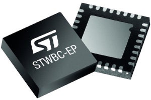 ST、モバイル機器のワイヤレス充電性能が向上するIC「STWBC-EP」を発表