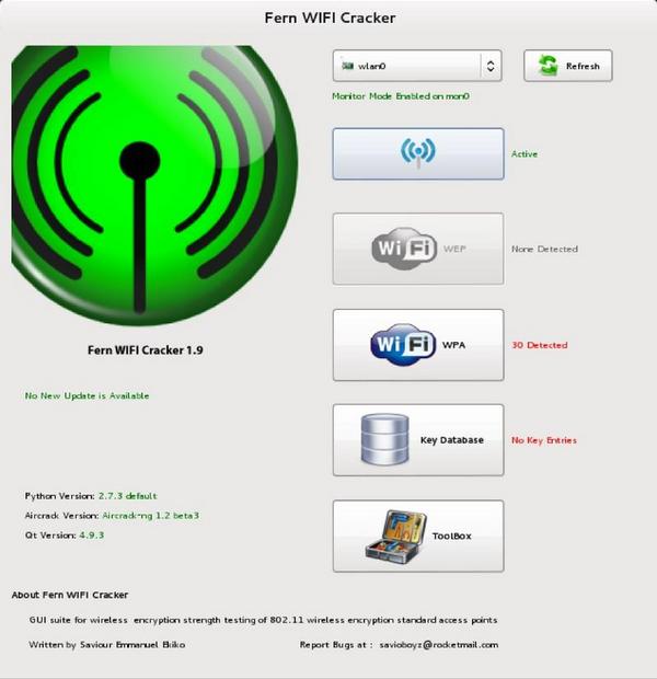 Fern WIFI Cracker｜Kali Linux