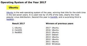 2017年にシェアを伸ばしたWebOS第1位は?