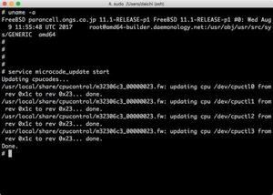 FreeBSDでCPUのマイクロコードをアップデートする方法