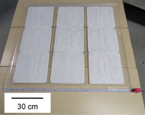 1m<sup>2</sup>スケール大型光触媒パネル反応器の外観(出所:NEDOニュースリリース)