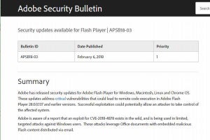 Adobe、攻撃を確認済みの脆弱性を修正したFlash Player公開