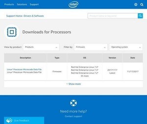 Intel、セキュリティ脆弱性に対応した最新のマイクロコードをOEMに提供開始