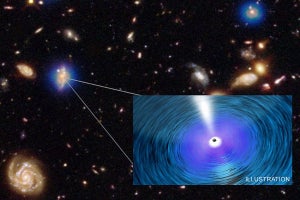 銀河中心にある超大質量ブラックホールの成長をめぐり新発見