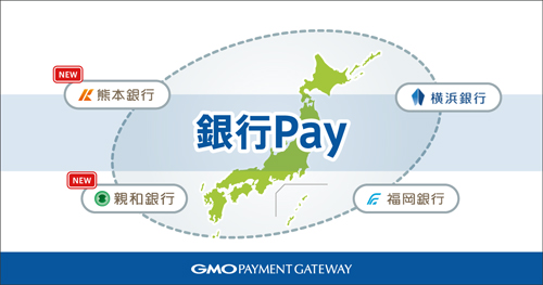 各銀行と銀行Payの利用契約を締結している加盟店