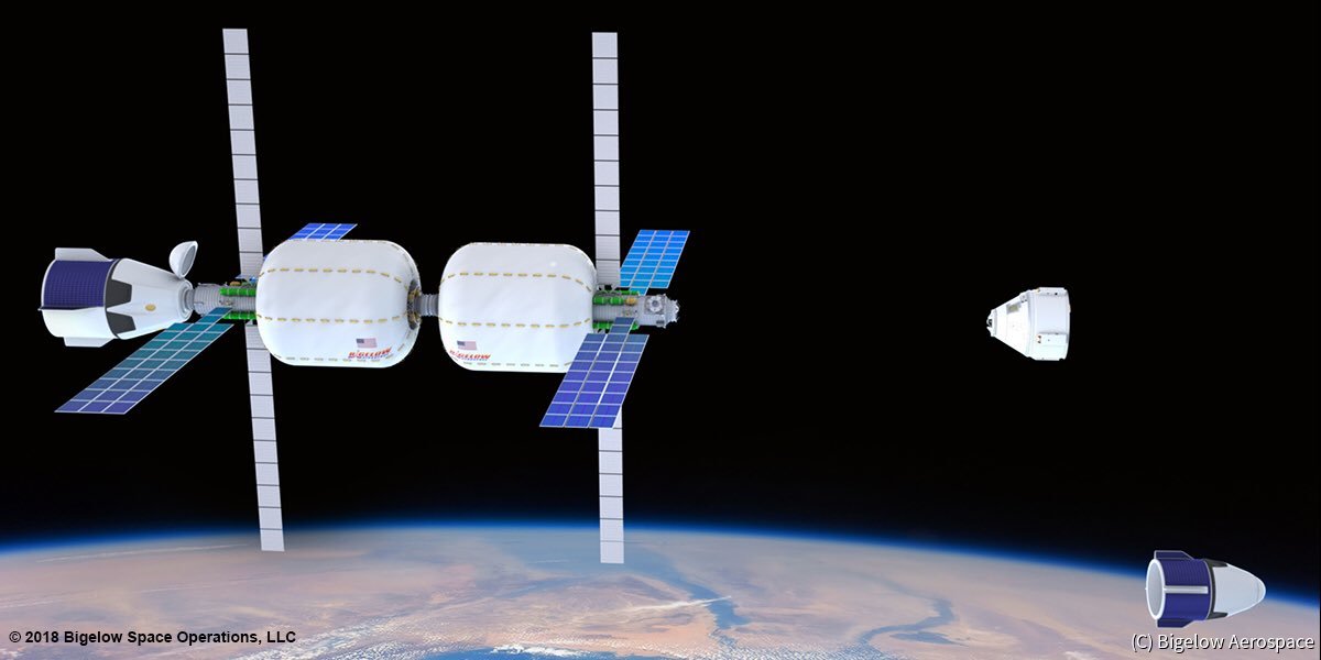 世界初となる予定の商業宇宙ステーション