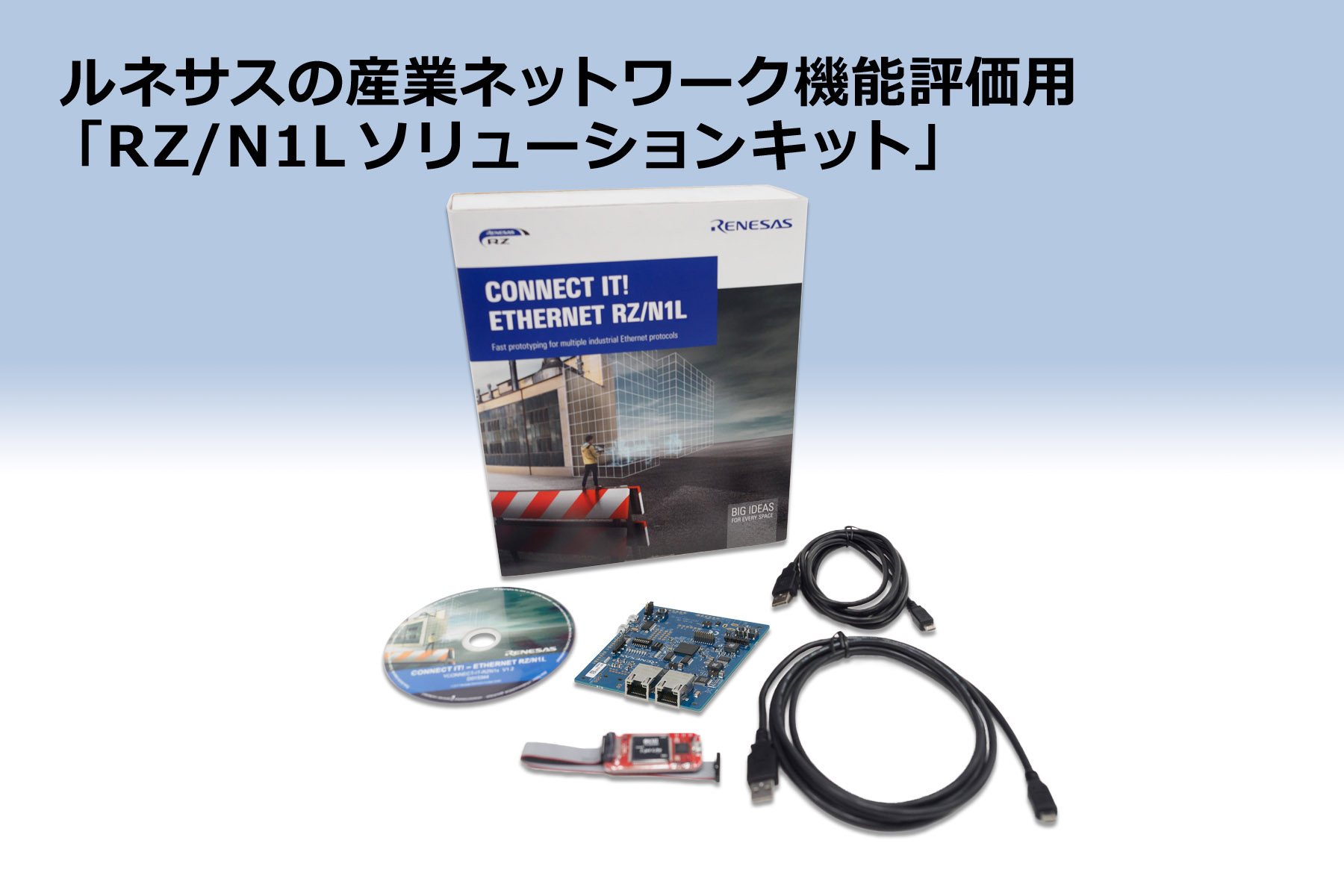 ルネサスが提供する産業ネットワーク機能評価用「RZ/N1Lソリューションキット」