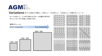 最優秀賞 : 機能を持ったガラスのブロックを組み合わせ、住空間やオフィスに配置する「AGM(AGC Glass Module)」