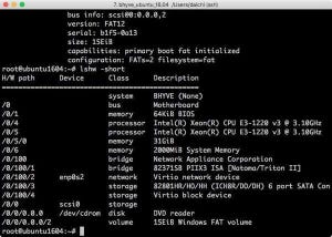 Linuxでハードウェア情報を表示させる「lshw」コマンドの使い方