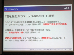 「音を生むガラス」概要まとめ