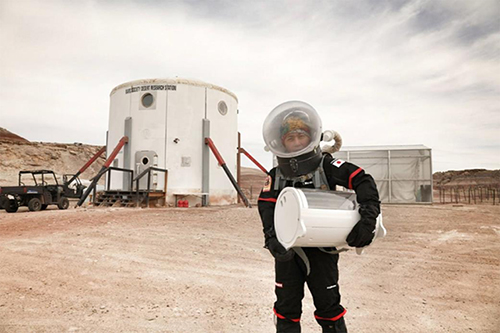村上祐資氏(MDRS Crew191 TEAM ASIA隊長)とfoop
