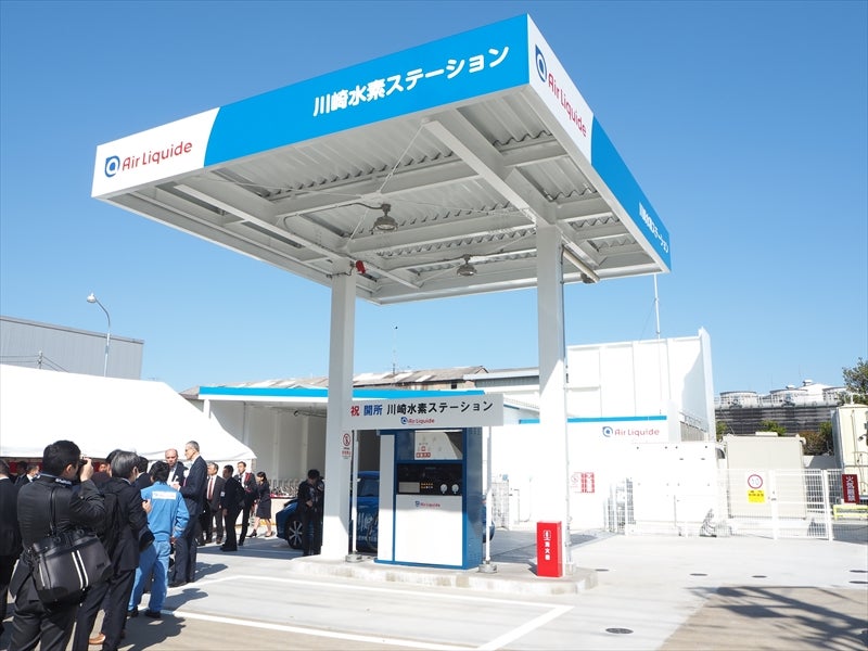日本エア リキード 川崎で水素ステーションの営業を開始 Tech テックプラス