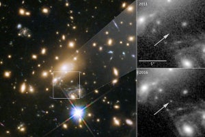 東大など、90億光年離れた単独の星「イカロス」観測に成功
