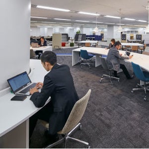富士通が新横浜TECHビルを改装し、一歩先の働き方改革を実践