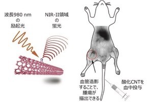 産総研×島津製作所、近赤外領域で蛍光を発するCNTの高効率な合成法を開発