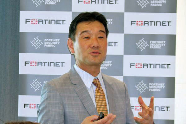 フォーティネット久保田社長、2018年の事業戦略を説明