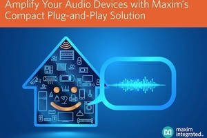 Maxim、小型でコスト効率に優れたデジタルD級スピーカアンプ2製品を発表