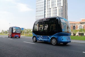 SBドライブ×バイドゥ、日本での自動運転バス活用に合意