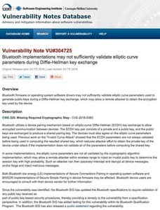 Bluetoothに機密情報窃取の脆弱性 - AppleやIntelに影響あり