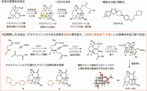 今回の開発した合成法の概要図