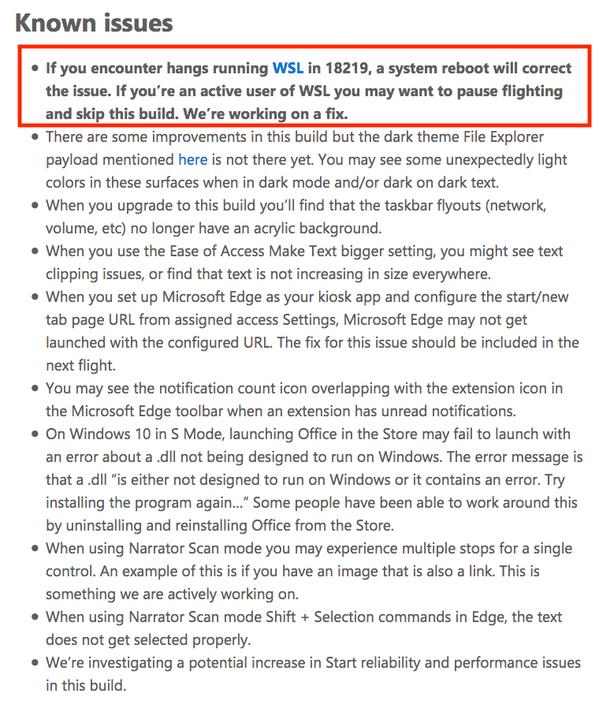 Announcing Windows 10 Insider Preview Build 18219 - Windows Experience BlogWindows Experience Blog