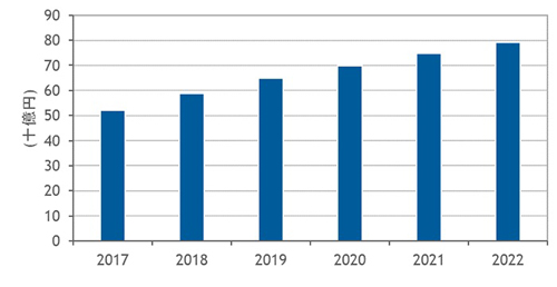 国内コンバージドシステム市場予測 2017年～2022年