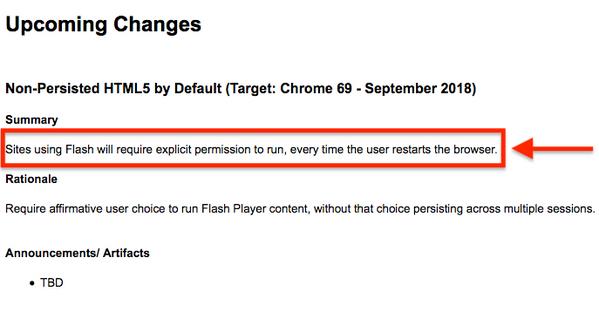 Non-Persisted HTML5 by Default (Target: Chrome 69 - September 2018) - 資料: Google Chromeチーム提供