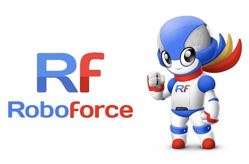 「Roboforce」ロゴとキャラクター