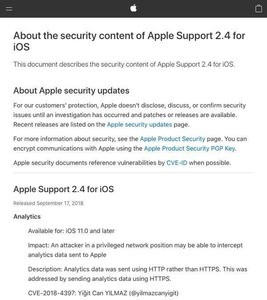 Appleの複数プロダクトに脆弱性