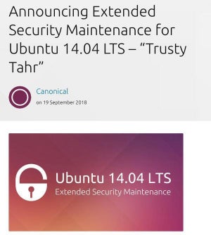 Ubuntu 14.04 LTS、セキュリティメンテナンスを延長