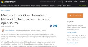 Microsoftが特許でOSSを保護するOpen Invention Networkに参加