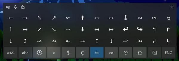 タッチキーボードからより多くのシンボル入力が可能 - 資料: Microsoft提供