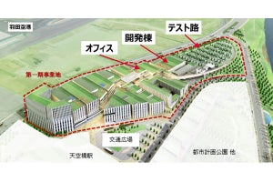 デンソー、羽田空港跡地に自動運転技術の試作開発・実証の新拠点