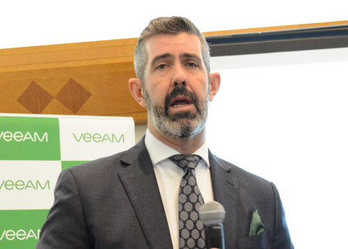Veeam Software アジア太平洋・日本担当 シニア・バイス・プレジデントのショーンマクレガー氏