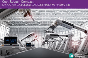 Maxim、Industry 4.0向け小型高性能なデジタル入力ICを発表