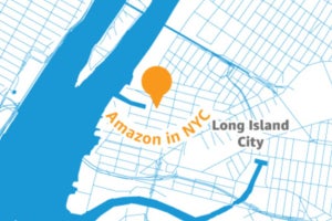 米Amazon、第2ヘッドクォーターの都市を決定、米東海岸に2カ所