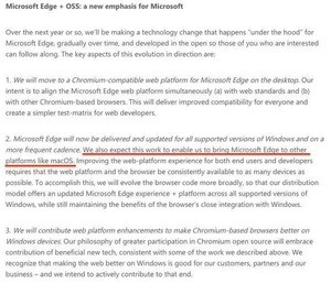 Microsoft Edge、macOSへ移植の可能性