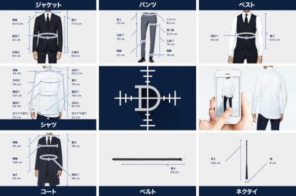 「改良版AI画像採寸アプリ」イメージ(同社資料より)