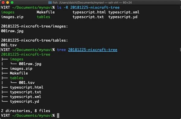 コマンドでディレクトリを再帰的に表示する方法 | TECH （テックプラス）